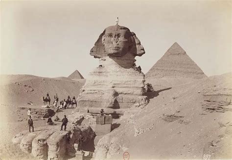 The Great Sphinx of Giza through vintage photographs, 1850-1940 - Rare ...