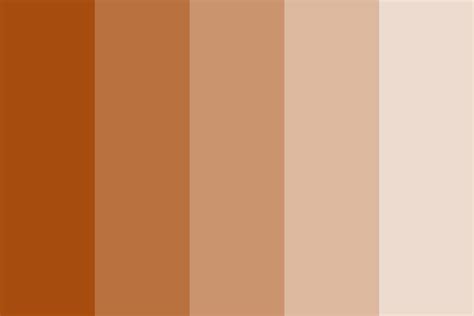 Quinacridone Burnt Orange Color Palette