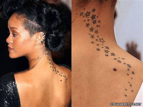 Rihanna Halloween Temporary Tattoo Neck Costume - Etsy