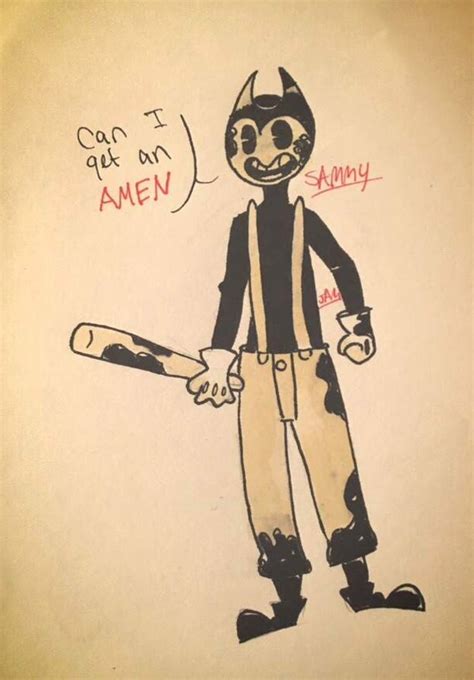 Sammy fan art can I get an amen by oswaldjam on DeviantArt