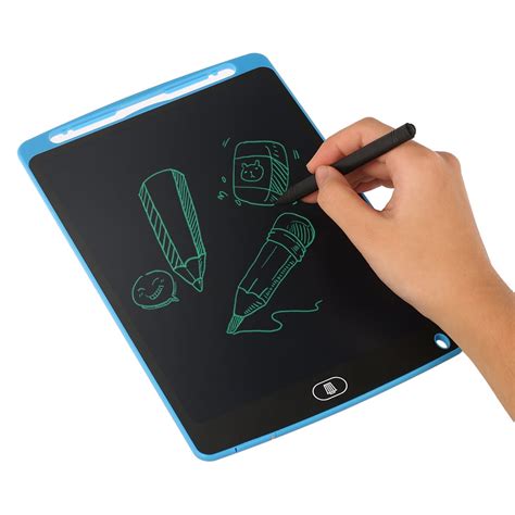 eWriters Light Blue TIQUS LCD Writing Tablet Pad 8.5 Inch Ewriter ...