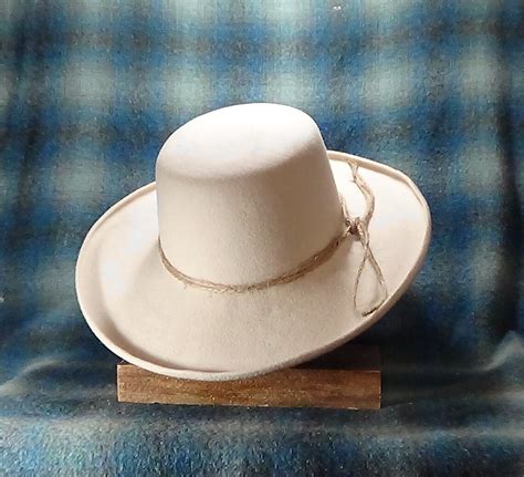 Vaquero historic cowboy hat southwestern style flat crown | Etsy