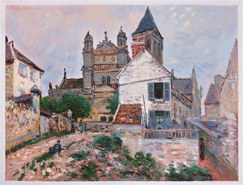 The Church of Vetheuil - Claude Monet Paintings