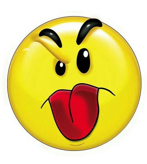 Irritated, Stick Out Tongue Smiley | Smiley face images, Emoticon, Smiley