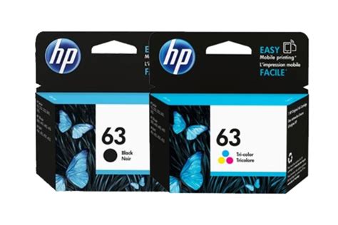 HP #63 OfficeJet 4650 Ink Cartridge Combo Pack (Genuine) - Ink Channel ...