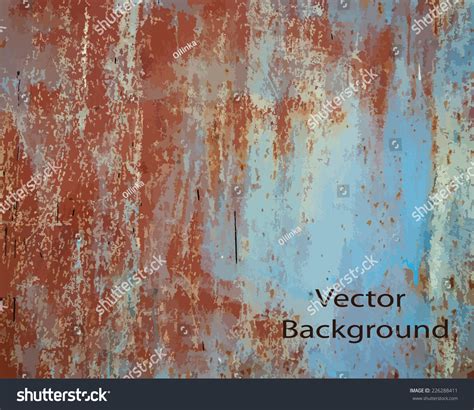 Rusty Grunge Texture Background Stock Vector (Royalty Free) 226288411 ...