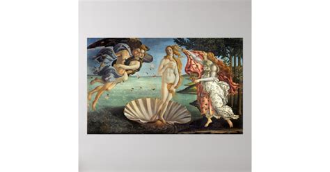 The Birth of Venus by Sandro Botticelli Poster | Zazzle.com