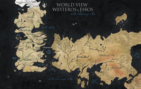 Map of Westeros & Essos - Game of Thrones Photo (31045402) - Fanpop