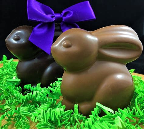 Solid Chocolate Easter Bunny - Chocolate Pizza Company