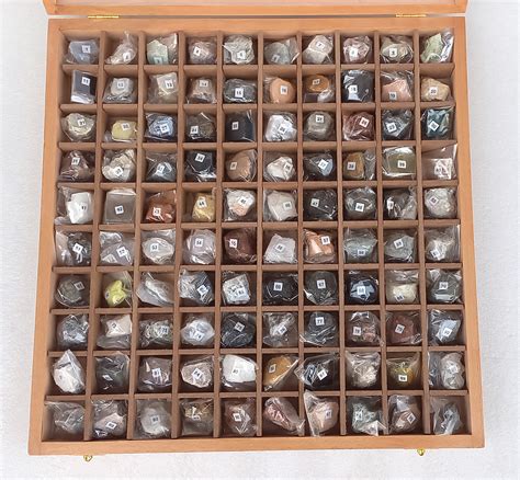 Rocks & Minerals Collections Set of 100 Rocksmins