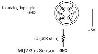 MQ2 Gas Sensor Circuit Diagram and it's Working » Hackatronic