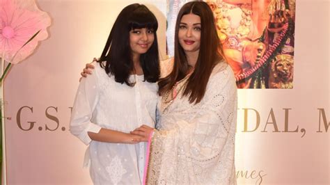 Aishwarya Rai stuns in white, cuts birthday cake with daughter Aaradhya ...