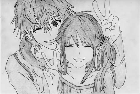 Anime couple drawing | Best anime drawings, Anime couples drawings ...