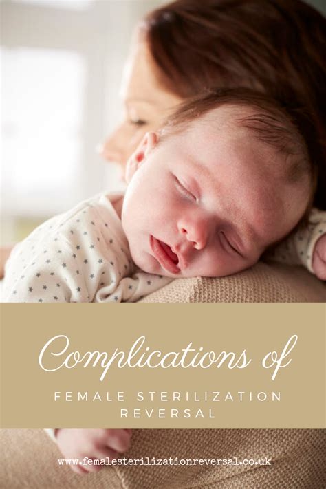 Complications - Female Sterilization Reversals