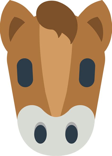 "horse face" Emoji - Download for free – Iconduck