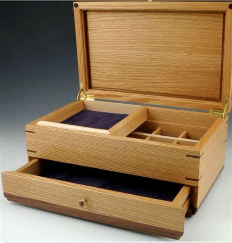 Wooden jewellery box | Wood box design, Wooden box designs, Wood tool box