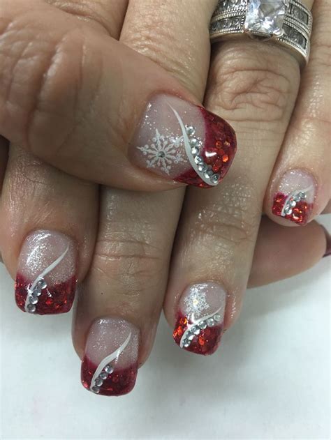 Pin by Sandy Unruh on Nail Designs | Red christmas nails, Nails design ...