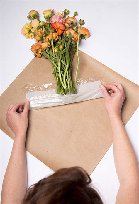 How to Wrap Fresh Flowers (+ a genius freshness trick so they don't wilt!)