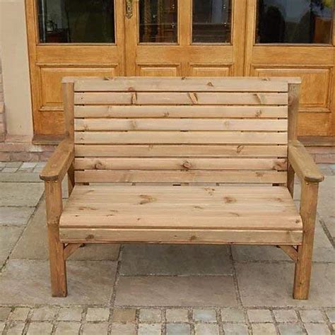 Buy WOODEN GARDEN FURNITURE CHUNKY SOLID FULLY ASSEMBLED WOODEN GARDEN ...