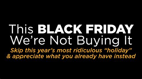 Why This Black Friday, We’re Not Buyin’ It | Green America