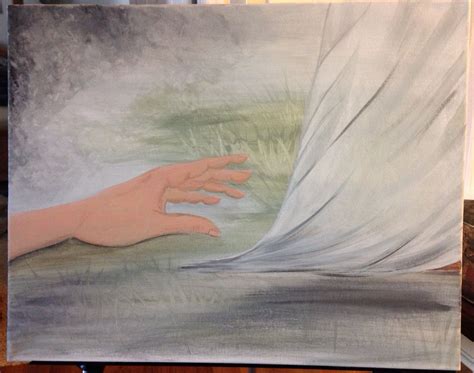 Acrylic painting. Hem of His garment. | Bible art, Art, Painting