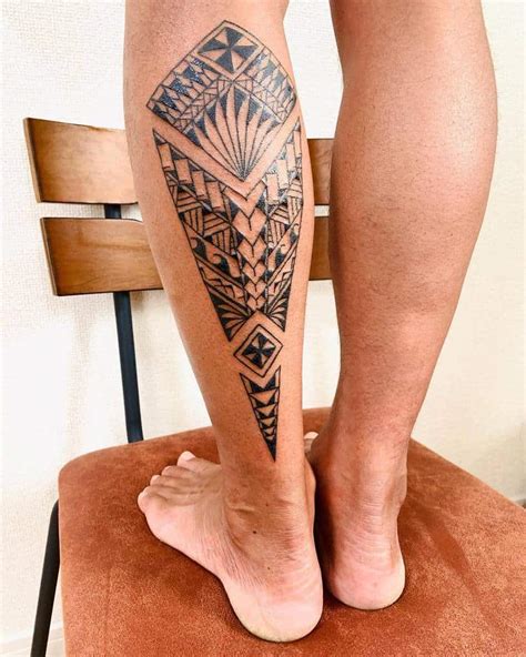 Polynesian Tattoo Designs For Legs