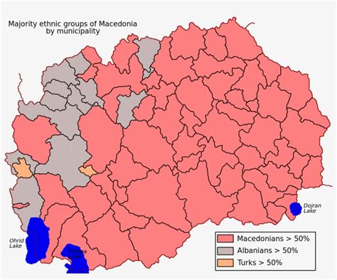 Macedonia Ethnic Map - 1200x937 PNG Download - PNGkit