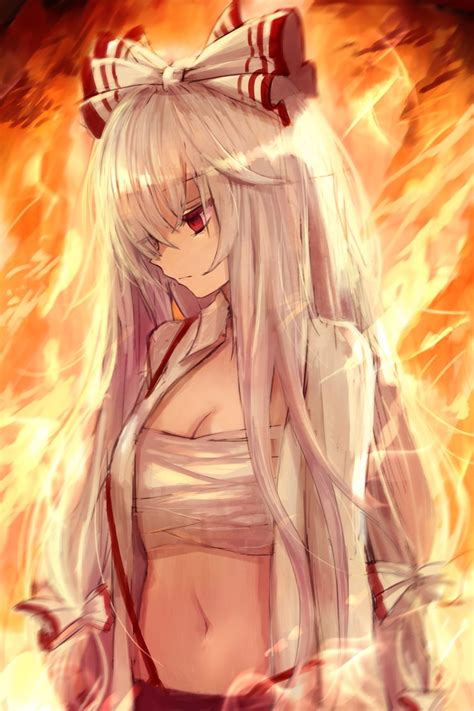 Fujiwara no Mokou - touhou Fan Art (41246240) - Fanpop