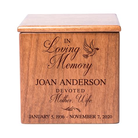 Urns for Human Ashes Personalized Memorial Wooden Box - Etsy