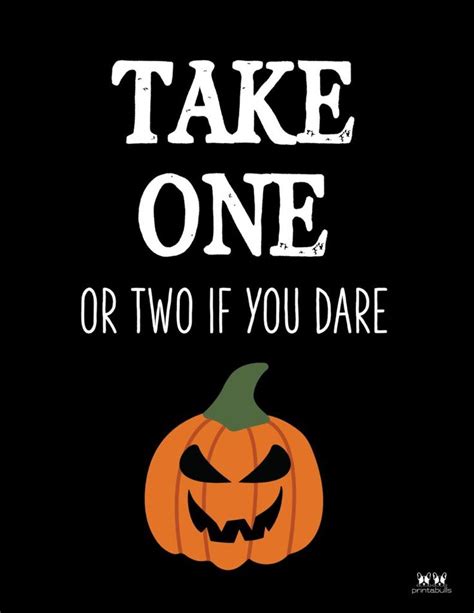 Take One-1 | Happy halloween signs, Halloween signs, Halloween ...