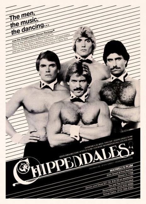 Super cheesy photos of male Chippendales dancers from the 1980s ...