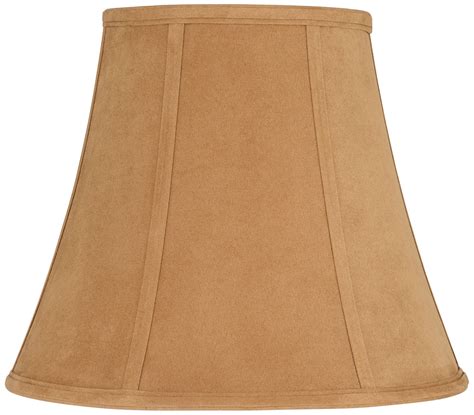 Springcrest Bell Lamp Shade Mocha Medium 8" Top x 14" Bottom x 12 ...