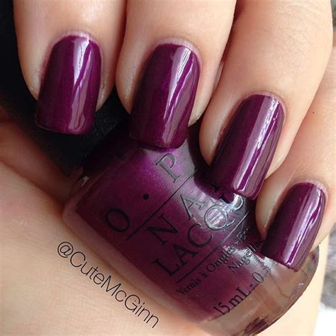 OPI • I'm In The Moon For Love | Purple nail polish, Nails, Eggplant color