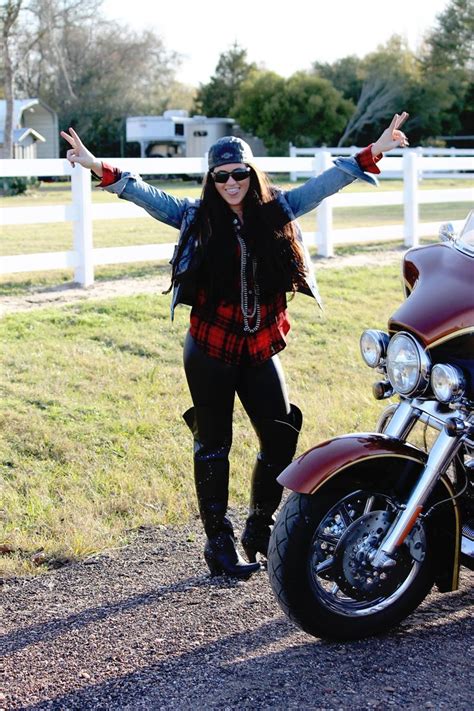 Biker woman done up BFO style - Harley Davidson buckfergesonoriginals ...