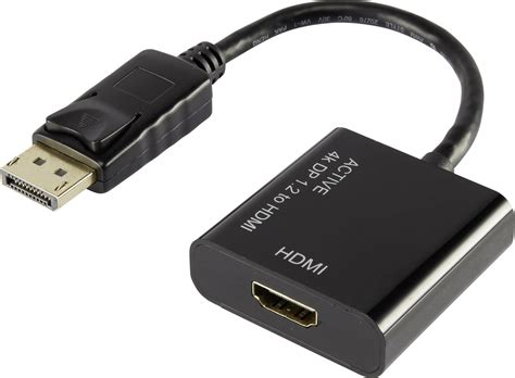 HP 2JA63AA Adapter [1x DisplayPort plug - 1x HDMI socket] Black Ultra ...