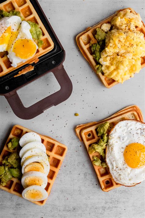 Butter Waffle with Egg – 4 Ways – LePlainCanvas