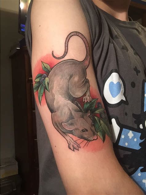 Rat Face Tattoo