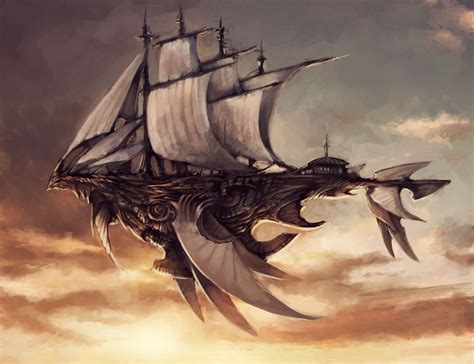 Airship | Steampunk ship, Steampunk airship, Airship art