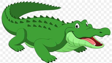 Crocodile Alligator Reptile Cartoon, PNG, 800x466px, Crocodile ...