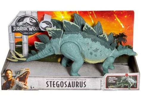 Jurassic World Fallen Kingdom Action Attack Stegosaurus Action Figure ...