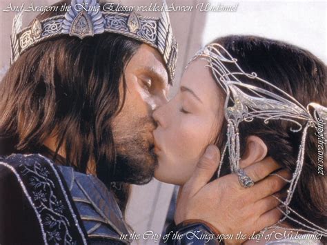 Arwen and Aragorn - Aragorn and Arwen Wallpaper (7610512) - Fanpop