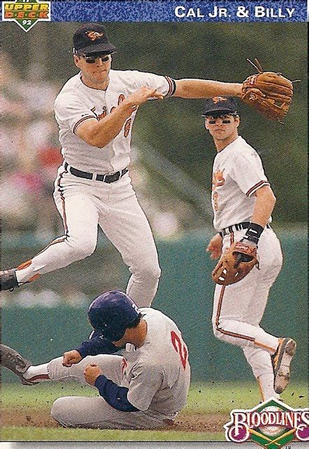 Orioles Card "O" the Day: Cal Ripken, Jr. and Billy Ripken, 1992 Upper ...