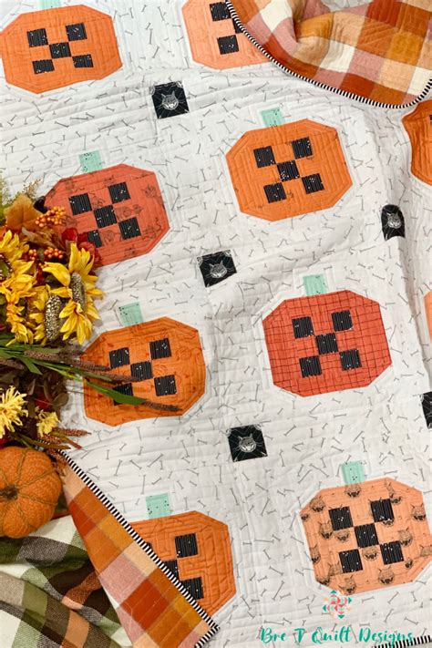 Pumpkin Quilt Pattern - Pumpkin Patched - Bre T Quilt Designs