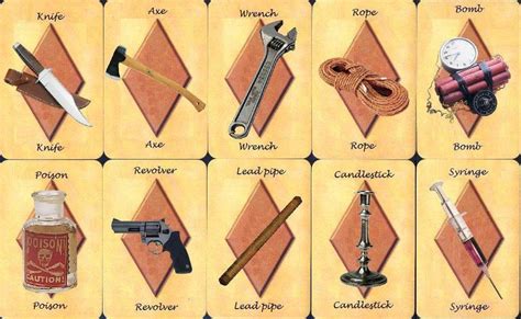 Clue weapons - naaarea