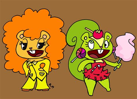 Disco Bear and Nutty girl by LiLLi-ViLLa on DeviantArt