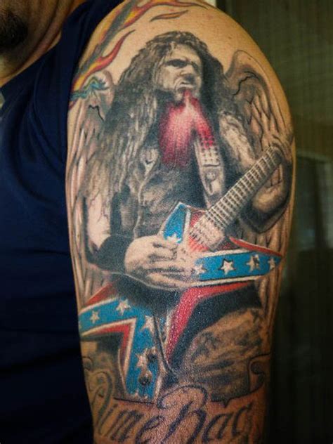 Dimebag Darrell Tribute Tattoos (100 pics)