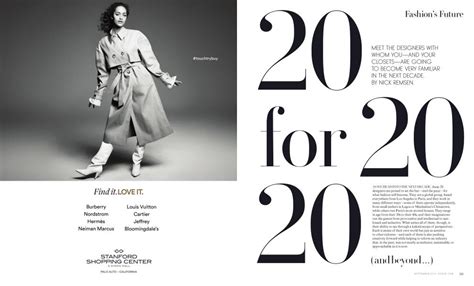 20 for 2020 | Vogue | SEPTEMBER 2019