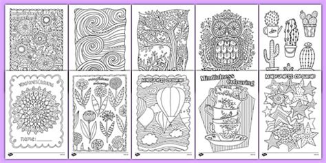 Twinkl | Mindfulness Colouring Sheets Bumper Pack | Mindfulness ...