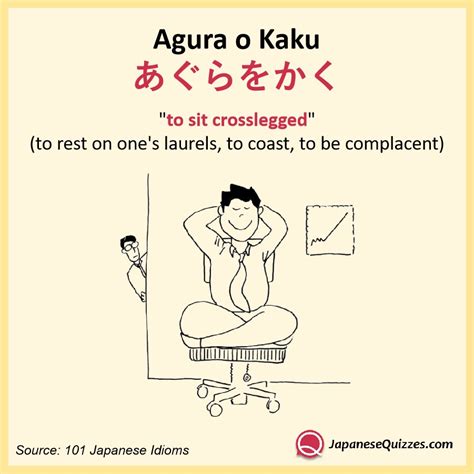 Agura o Kaku - Japanese Quizzes