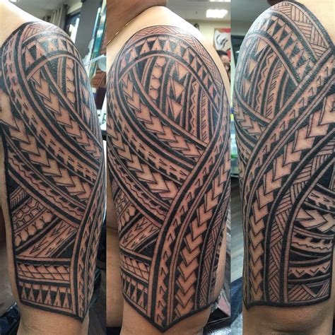 Arm Sleeve Tribal Tattoo Designs : 90 Tribal Sleeve Tattoos For Men ...